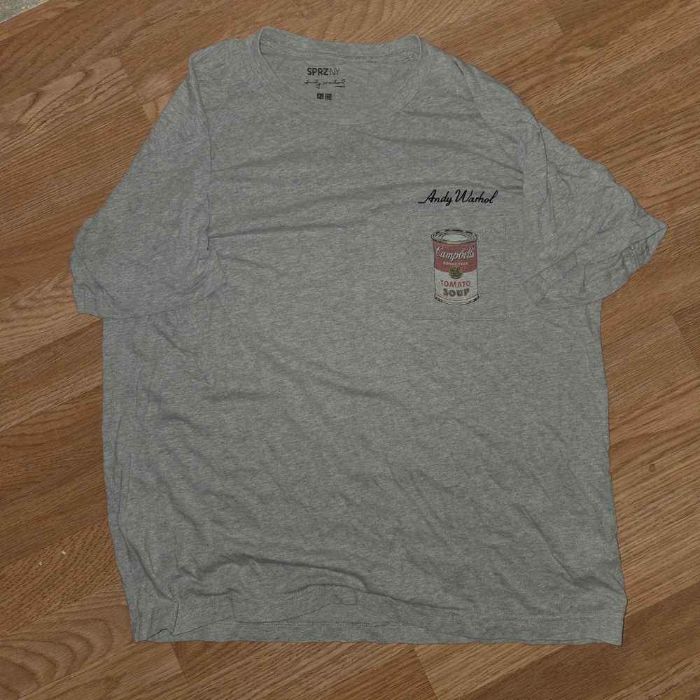 Uniqlo Andy Warhol Gray T-Shirt